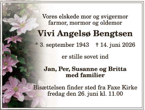 Vivi Angelsø Bengtsen - 1210413378