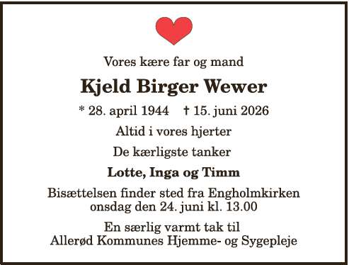 Kjeld Birger Wewer - 1210413443