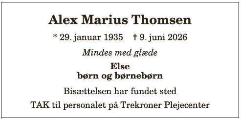 Alex Marius Thomsen - 1210412809