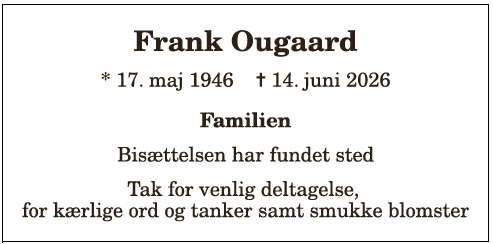 Frank Ougaard - 1210413305