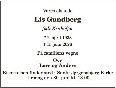 Lis Gundberg - 1210413355
