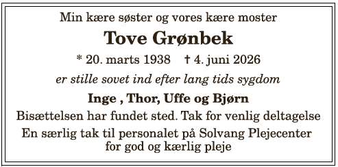 Tove Grønbek - 1210412472