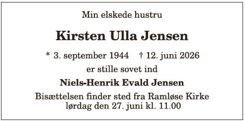 Kirsten Ulla Jensen - 1210413353