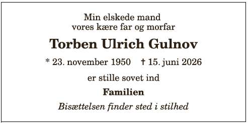 Torben Ulrich Gulnov - 1210413375