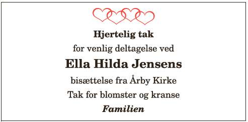 Ella Hilda Jensen - 1210412093