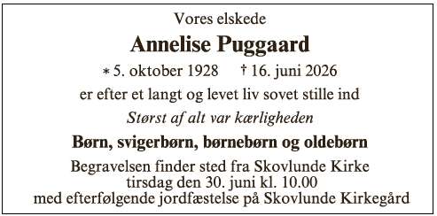 Annelise Puggaard - ID 75723