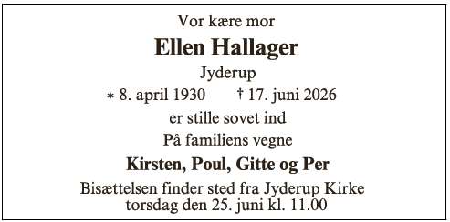 Ellen Hallager - ID 75737