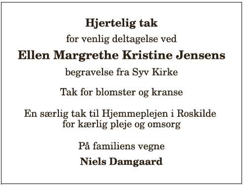 Ellen Margrethe Kristine Jensen
