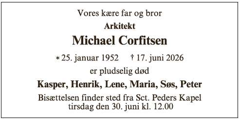 Michael Corfitsen ID: 75758