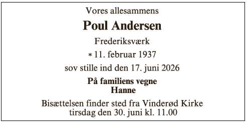 Poul Andersen ID: 75734