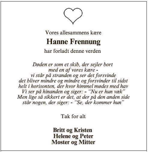 Hanne Frennung ID: 75657