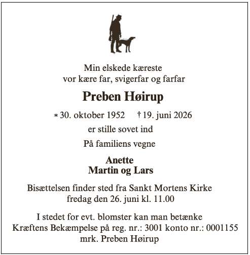 Preben Høirup ID: 75765