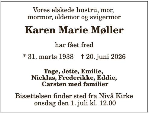 Karen Marie Møller - 1210413744