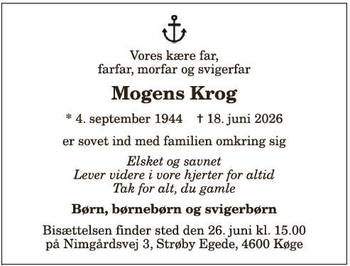 Mogens Krog - 1210413842