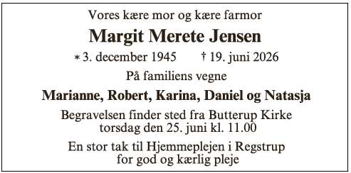 Margit Merete Jensen - ID 75855
