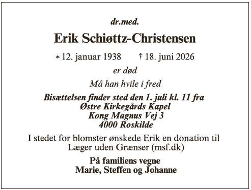 Erik Schiøttz-Christensen - ID 75897