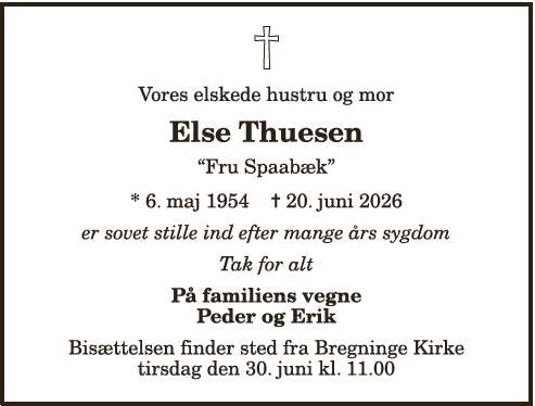 Else Thuesen - 1210413729