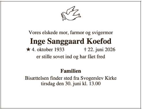 Inge Sanggaard Koefod