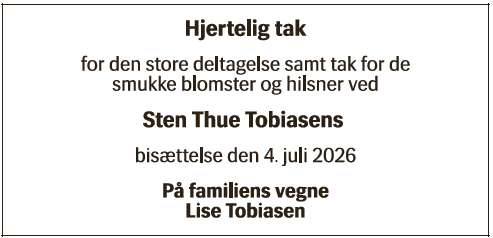 Sten Thue Tobiasen