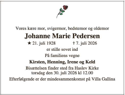 Johanne Marie Pedersen