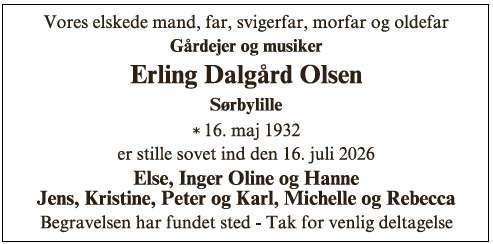 Erling Dalsgaard Olsen  - ID 76618