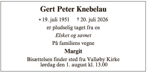 Gert Peter Knebelau - ID 76803