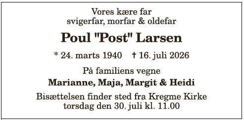 Poul Helge Larsen - 1210416125