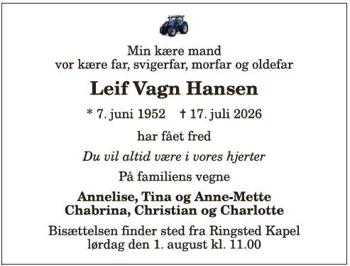 Leif Vagn Hansen - 1210416351