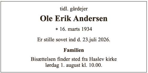 Ole Erik Andersen