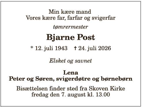 Bjarne Post - 1210416753