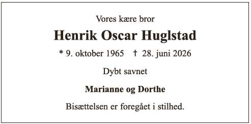 Henrik Oscar Huglstad