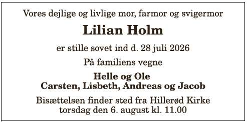 Lillian Holm - 1210417131