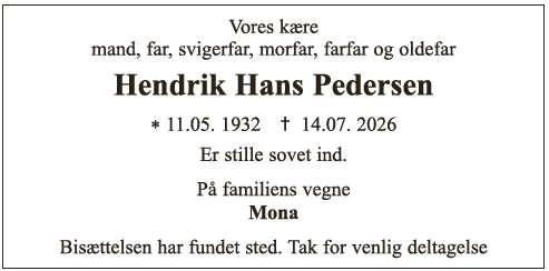 Hendrik Hans Pedersen