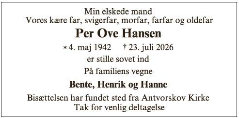 Per Ove Hansen ID: 76896
