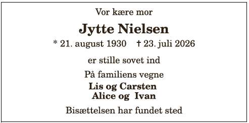 Jytte Gurli Nielsen - 1210416661