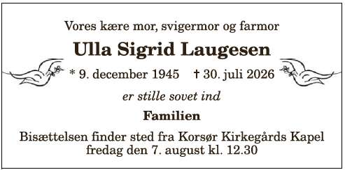 Ulla Sigrid  Laugesen - 1210417249