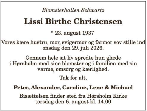 Lissi Birthe Christensen - 1210417263