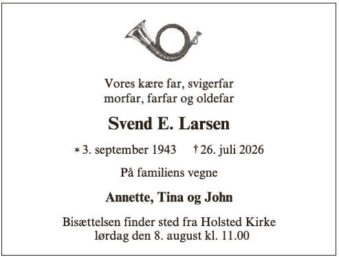 Svend Ejvind Larsen ID: 76976