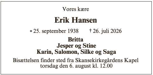 Erik Henning Hansen ID 76936