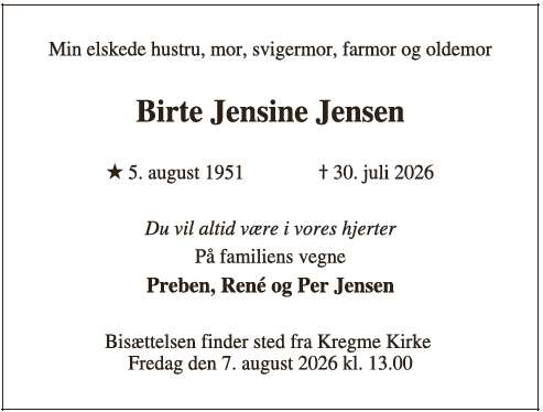 Birte Jensine Jensen