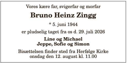 Bruno Heinz Zingg - 1210417525