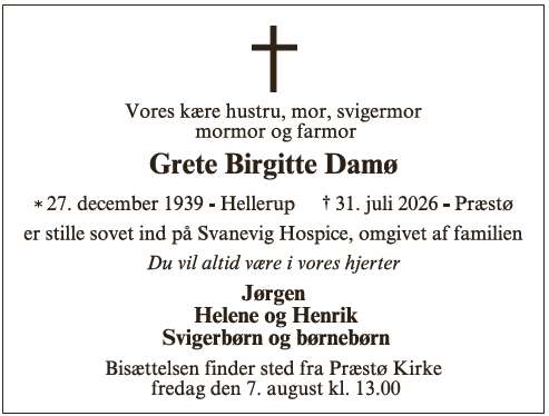 Grete Birgitte Damø