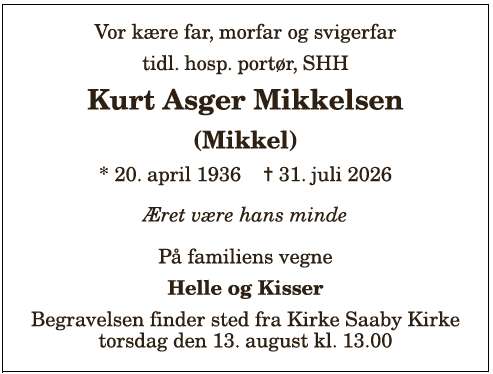 Kurt Asger Mikkelsen - 1210417414