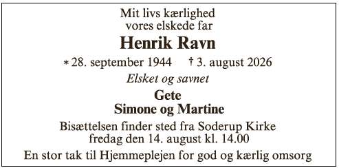 Jens Henrik Ravn ID: 77168