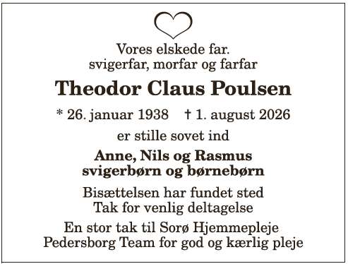 Theodor Claus Poulsen - 1210417755