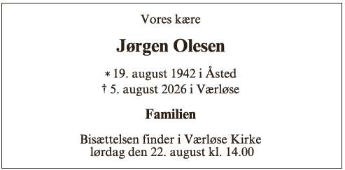Jørgen Olesen ID: 77259