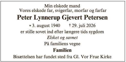 Peter Lynnerup Gjevert Petersen ID:77024