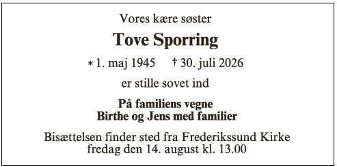 Tove Sporring - ID 77217