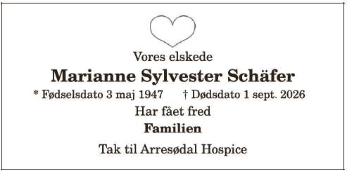 Marianne Sylvester Schäfer ID: 21943