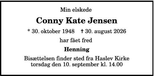 Conny Kate Jensen - 1210420227